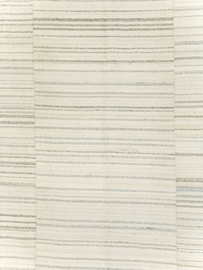 Modern Turkish Flatweave Room Size Carpet, No.30749 - Gsblank