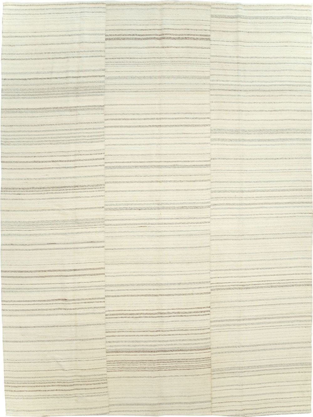 Modern Turkish Flatweave Room Size Carpet, No.30751 - Gsblank