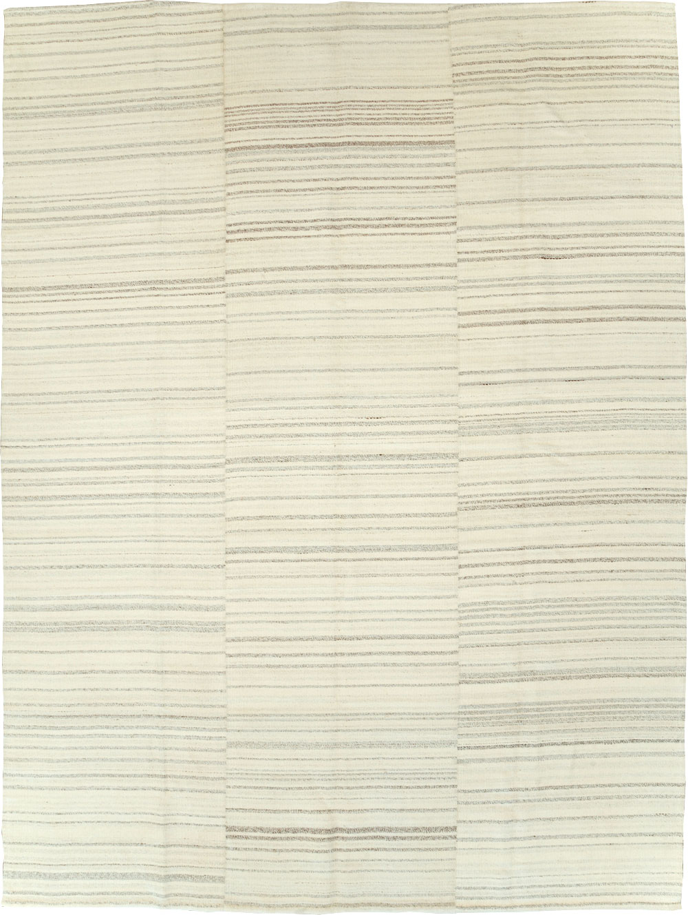 Modern Turkish Flatweave Room Size Carpet, No.30751 - Gsblank