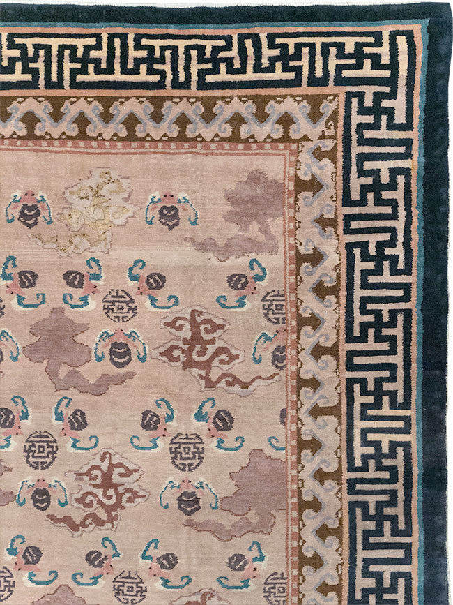Antique Chinese Peking Room Size Carpet, No.30763 - Gsblank