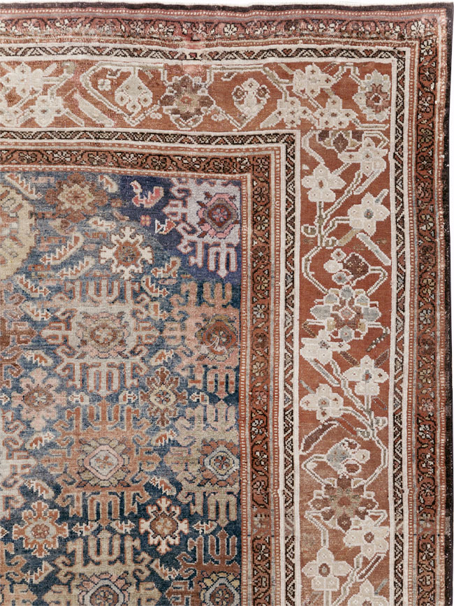 Antique Persian Malayer Wide Gallery Runner, No.30764 - Gsblank