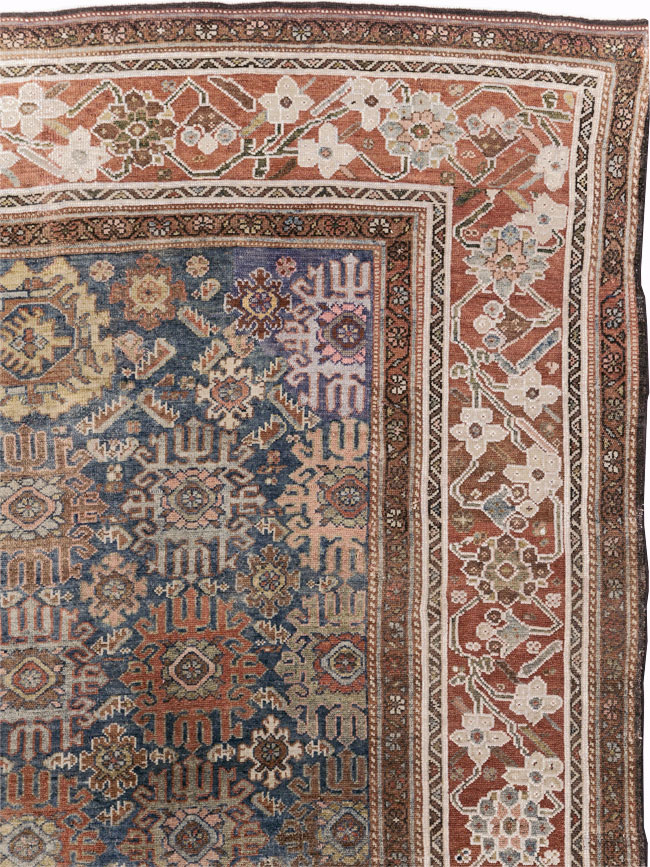 Antique Persian Malayer Wide Gallery Runner, No.30764 - Gsblank