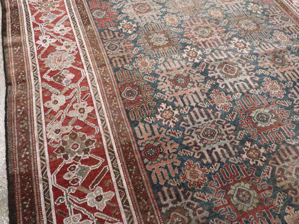Antique Persian Malayer Wide Gallery Runner, No.30764 - Gsblank