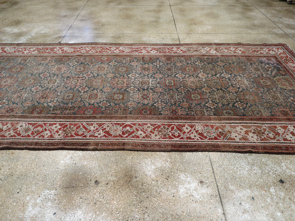 Antique Persian Malayer Wide Gallery Runner, No.30764 - Gsblank
