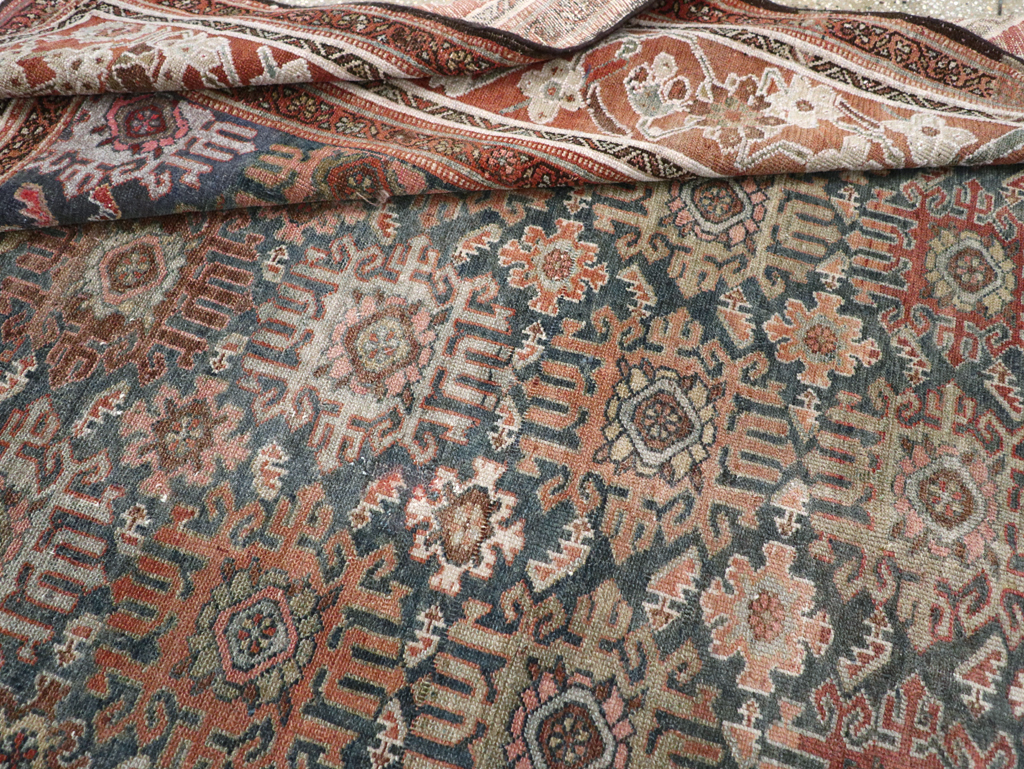 Antique Persian Malayer Wide Gallery Runner, No.30764 - Gsblank