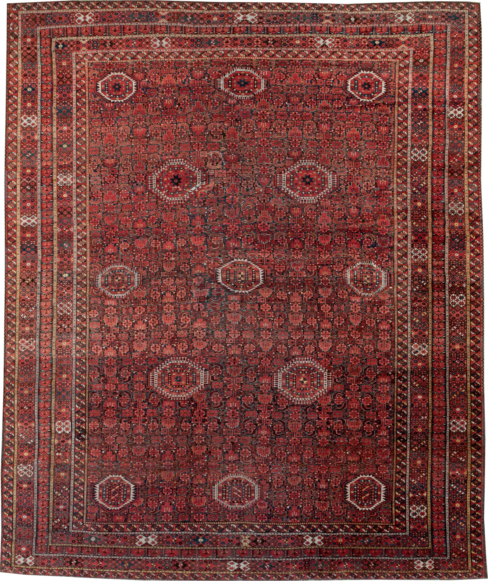 Antique  Beshir Carpet, No.30766 - Gsblank