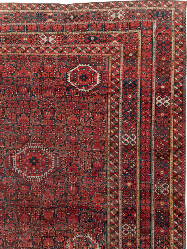 Antique  Beshir Carpet, No.30766 - Gsblank