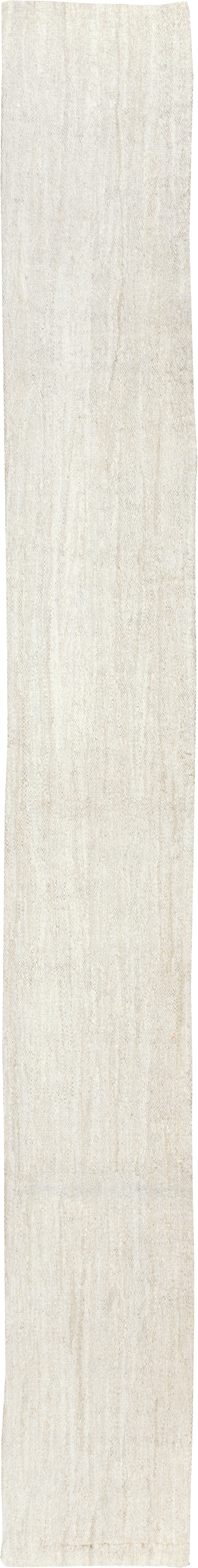 Vintage Turkish Hemp Flatweave Kilim Runner, No.30768 - Gsblank