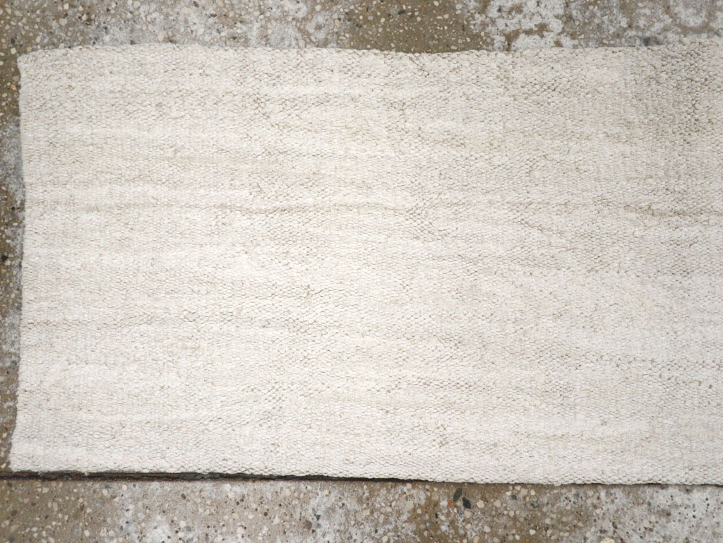 Vintage Turkish Hemp Flatweave Kilim Runner, No.30768 - Gsblank