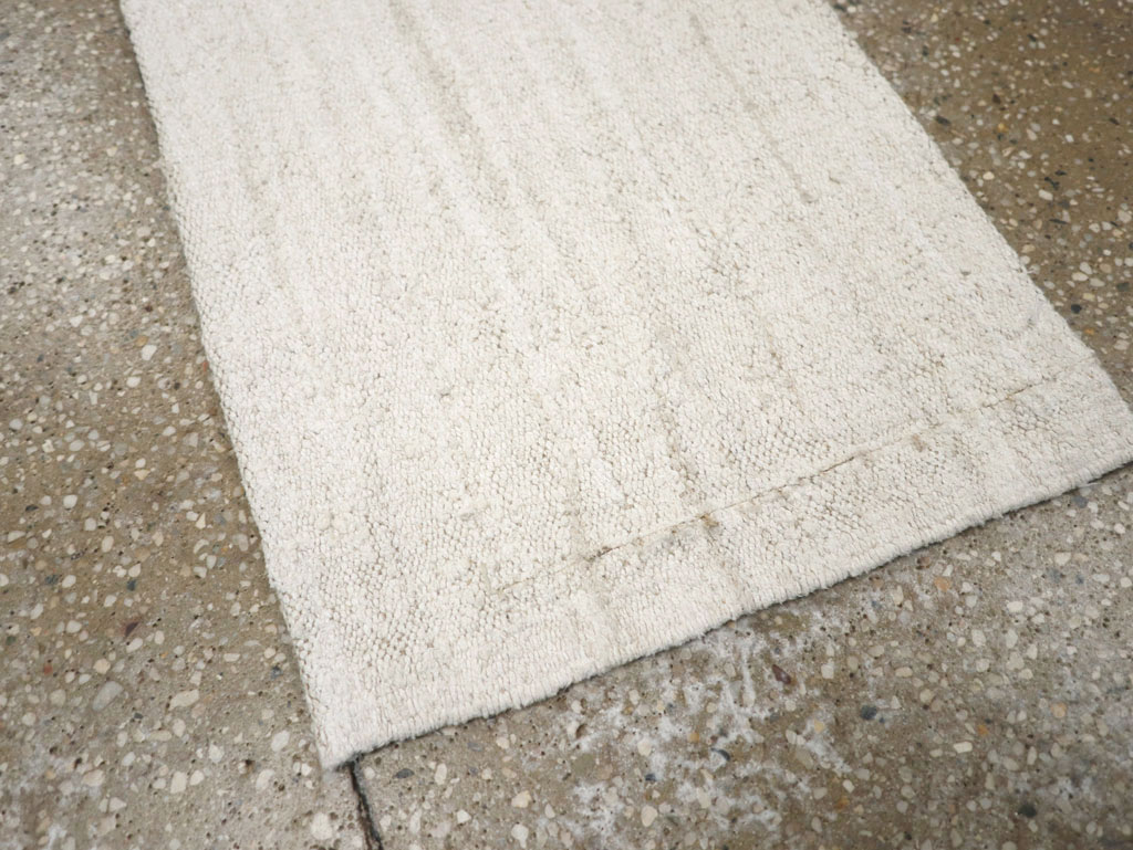 Vintage Turkish Hemp Flatweave Kilim Runner, No.30768 - Gsblank