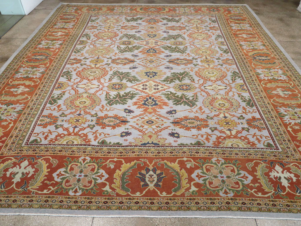 Antique Persian Sultanabad Large Square Carpet, No.30771 - Gsblank