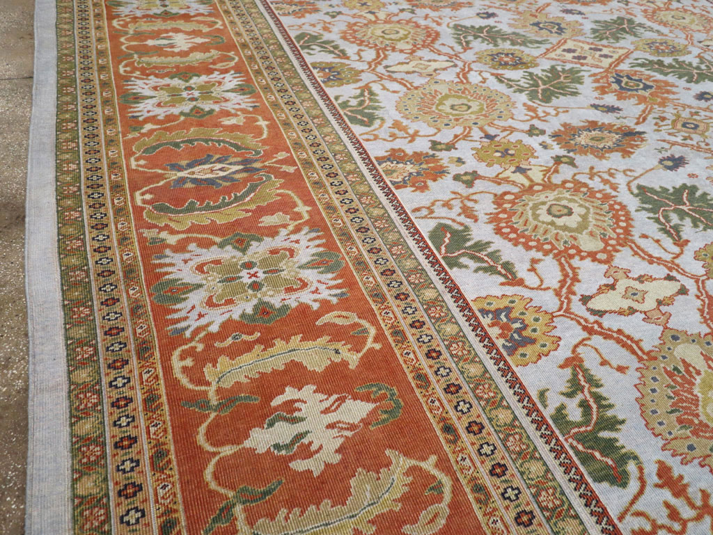 Antique Persian Sultanabad Large Square Carpet, No.30771 - Gsblank
