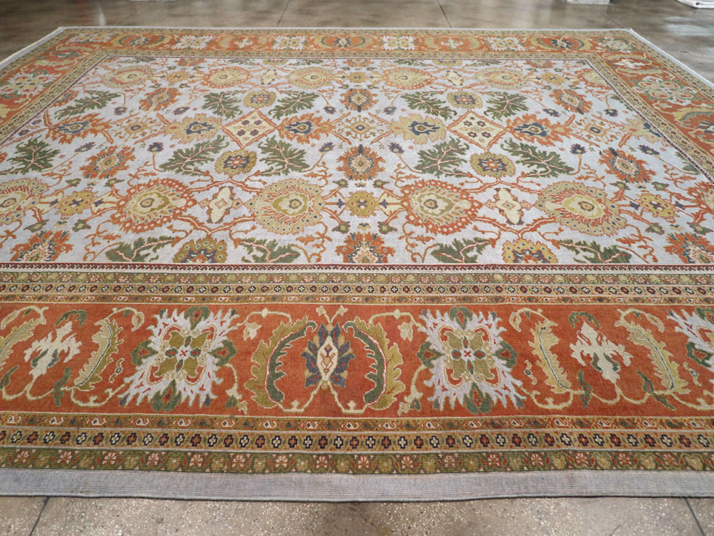 Antique Persian Sultanabad Large Square Carpet, No.30771 - Gsblank