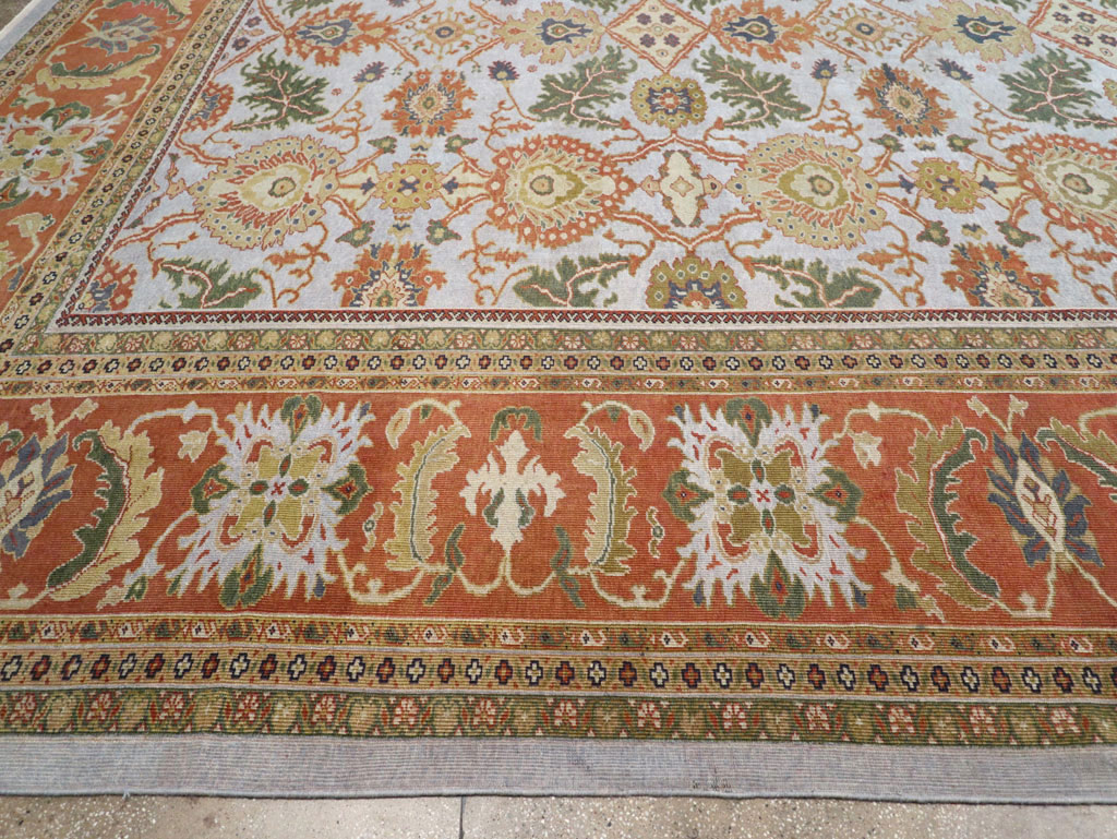 Antique Persian Sultanabad Large Square Carpet, No.30771 - Gsblank
