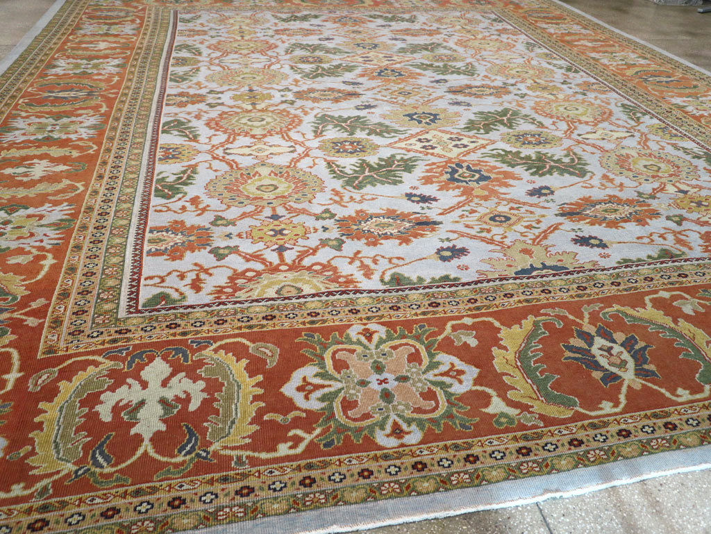 Antique Persian Sultanabad Large Square Carpet, No.30771 - Gsblank