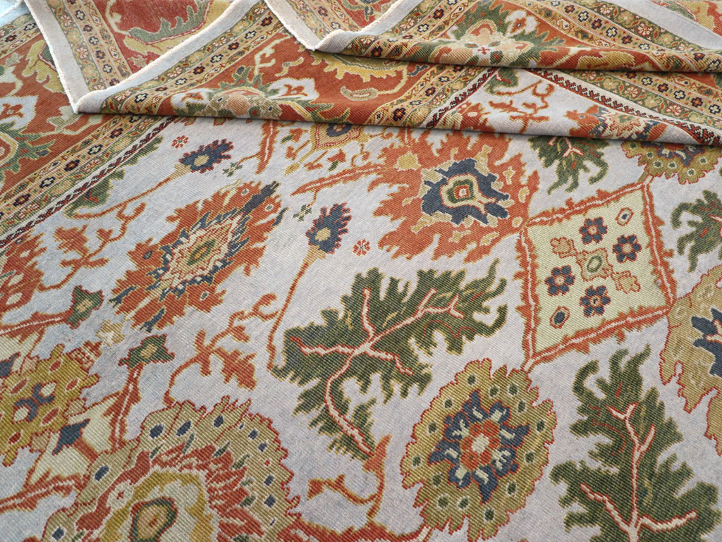 Antique Persian Sultanabad Large Square Carpet, No.30771 - Gsblank