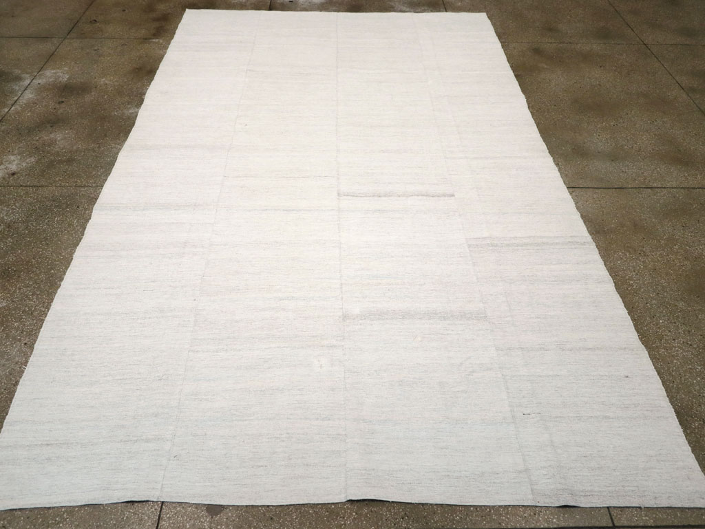 Vintage Turkish Flatweave Kilim Room Size Carpet, No.30774 - Gsblank