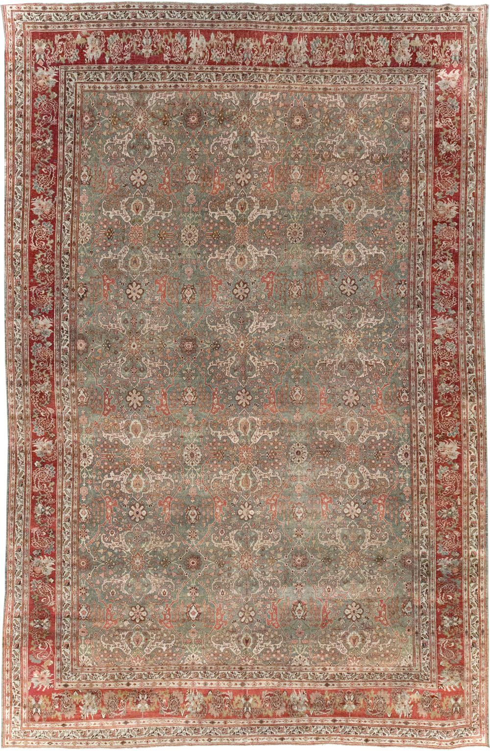Antique Persian Bidjar Large Carpet, No.30778 - Gsblank