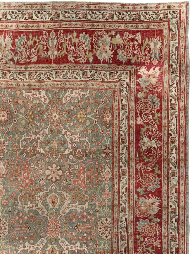 Antique Persian Bidjar Large Carpet, No.30778 - Gsblank