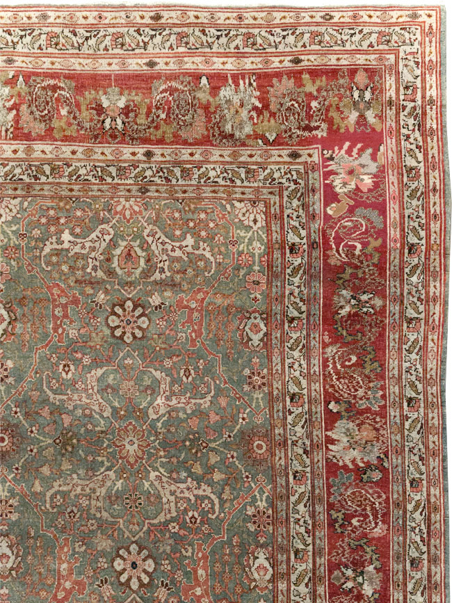Antique Persian Bidjar Large Carpet, No.30778 - Gsblank