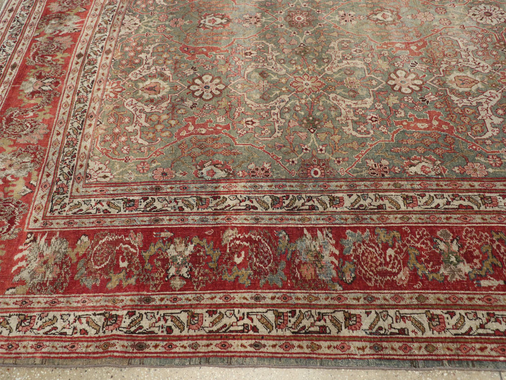 Antique Persian Bidjar Large Carpet, No.30778 - Gsblank