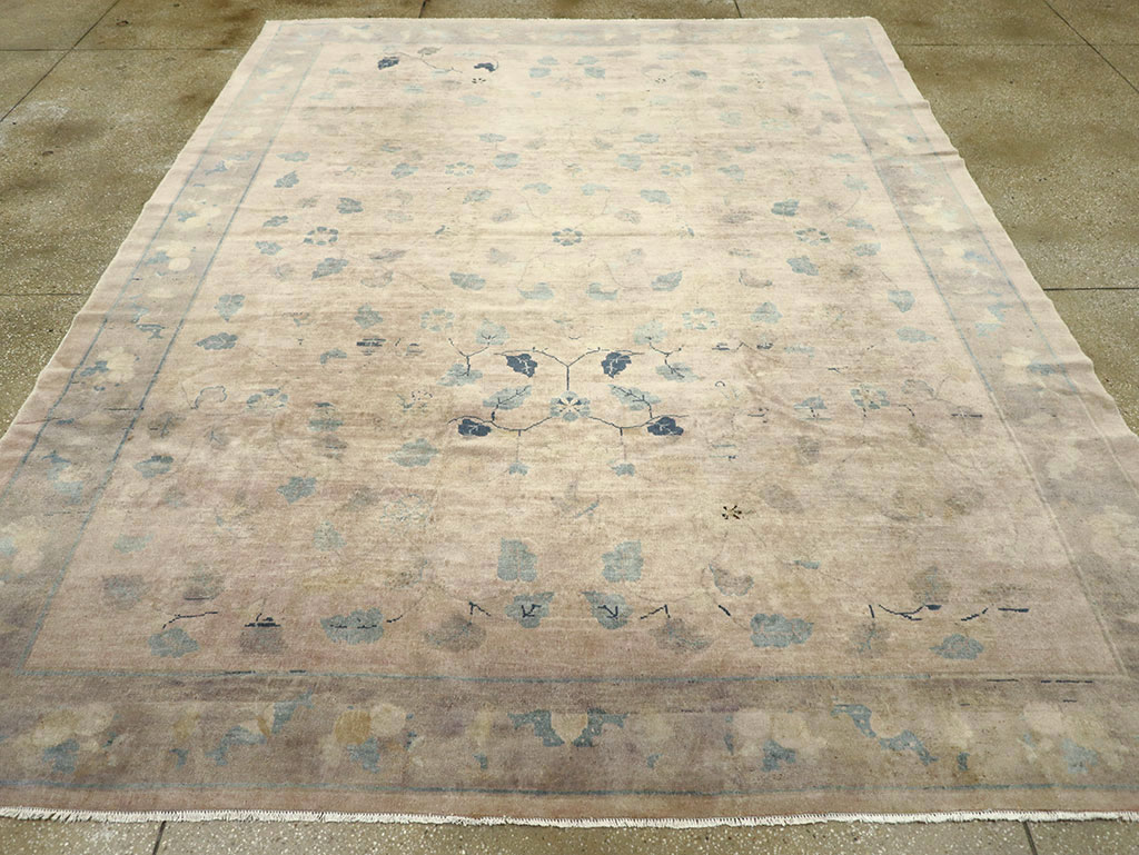 Vintage Chinese Room Size Carpet, No.30785 - Gsblank