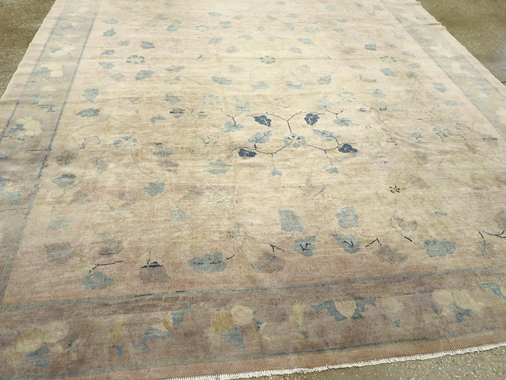 Vintage Chinese Room Size Carpet, No.30785 - Gsblank