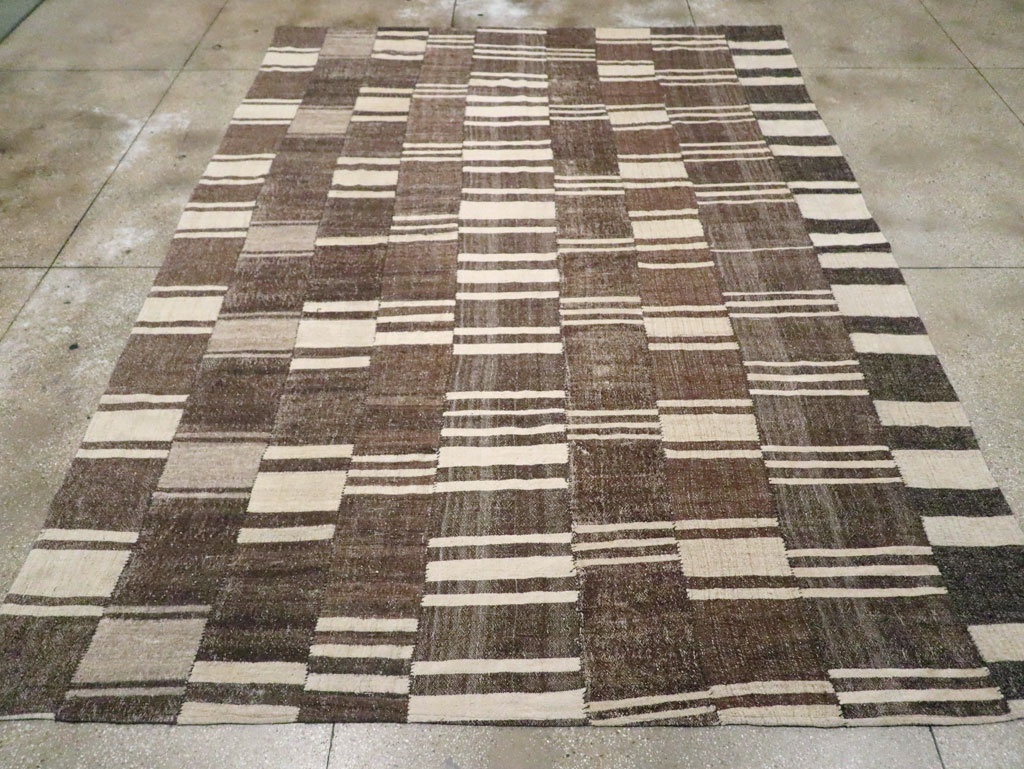 Modern Turkish Flatweave Kilim, No.30789 - Gsblank