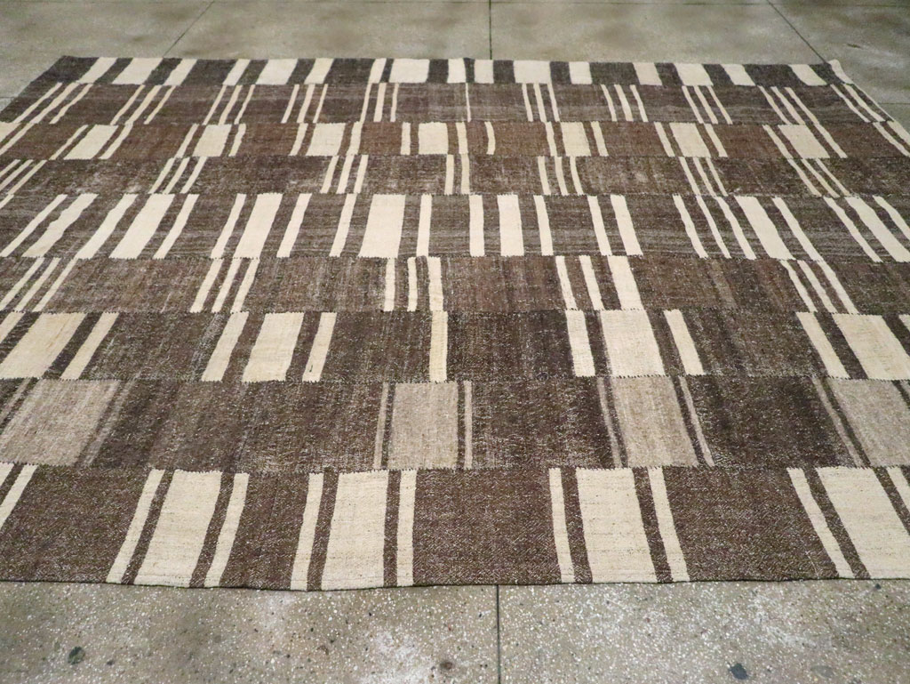 Modern Turkish Flatweave Kilim, No.30789 - Gsblank