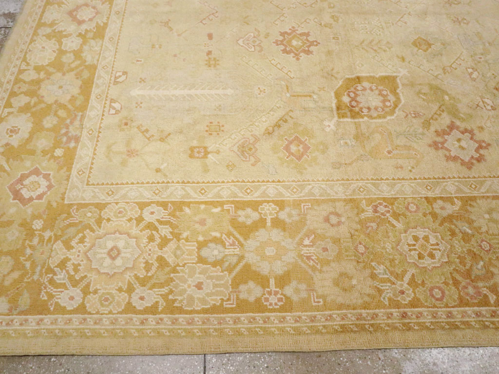 Modern Turkish Oushak Room Size Carpet, No.30791 - Gsblank