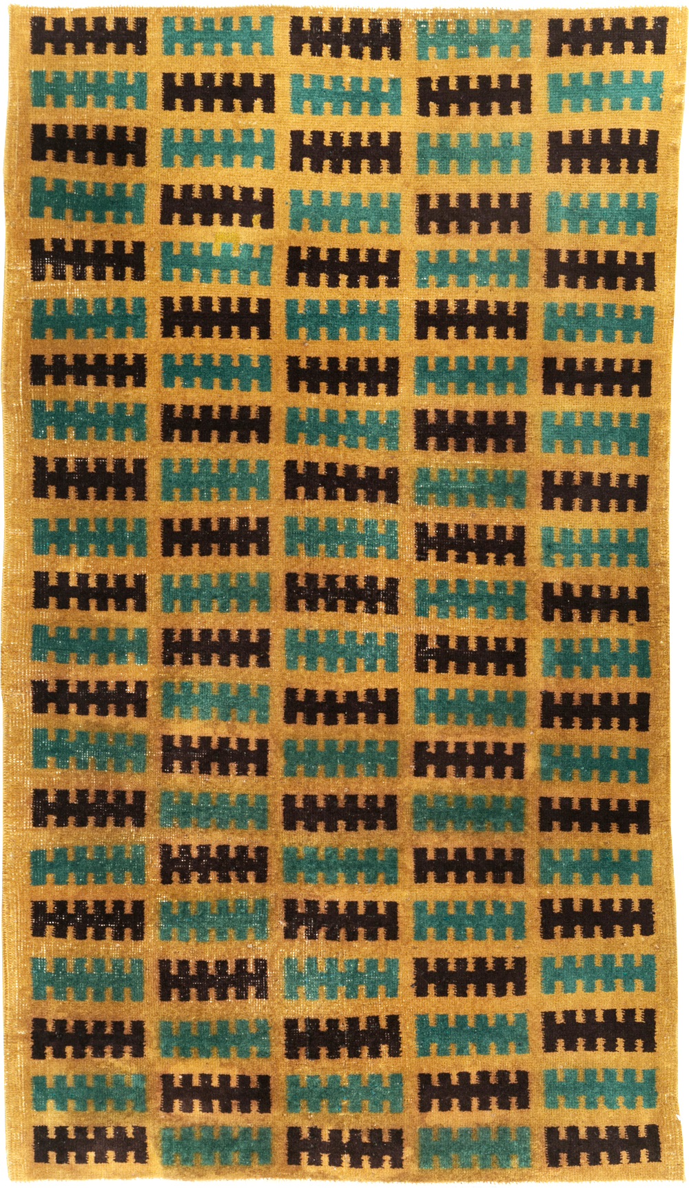 Vintage Turkish Anatolian Deco Rug, No.30794 - Gsblank