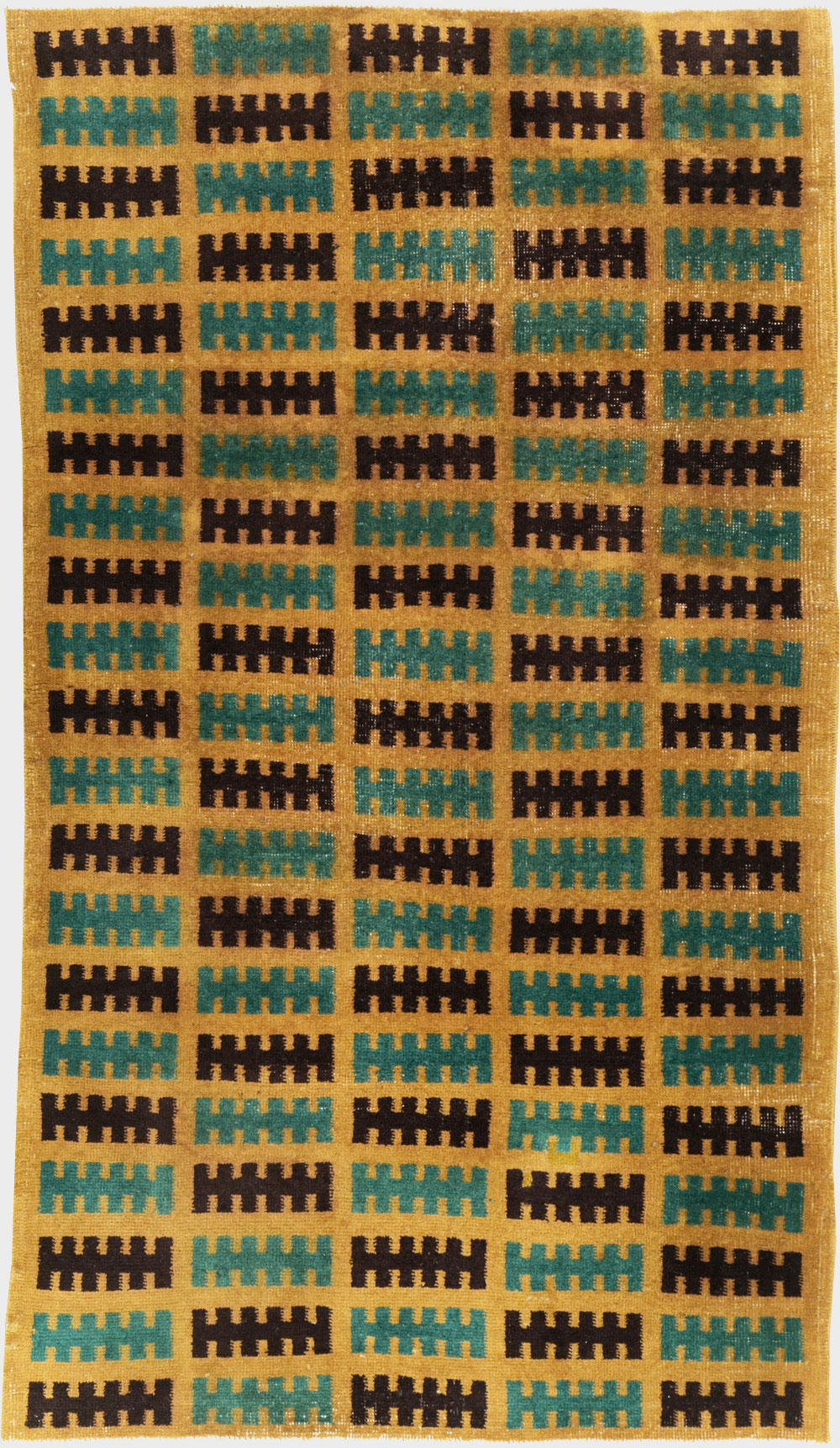 Vintage Turkish Anatolian Deco Rug, No.30794 - Gsblank