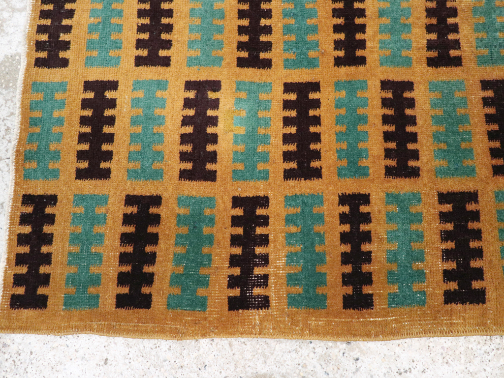 Vintage Turkish Anatolian Deco Rug, No.30794 - Gsblank