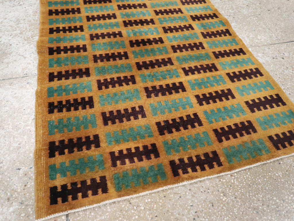 Vintage Turkish Anatolian Deco Rug, No.30794 - Gsblank