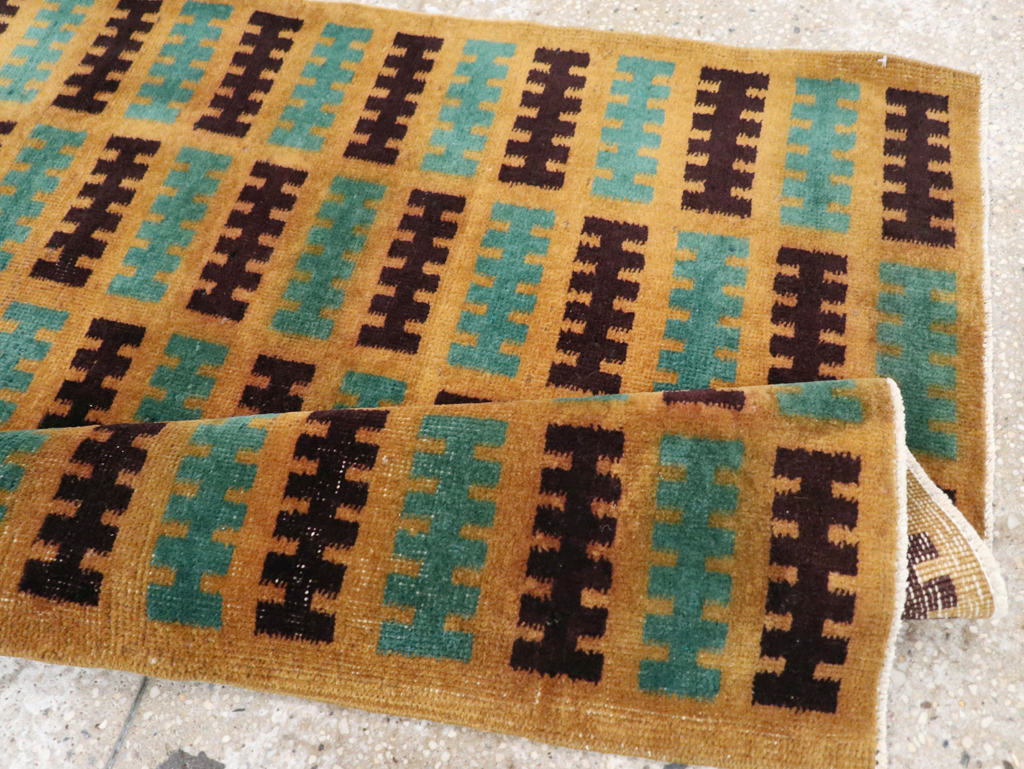 Vintage Turkish Anatolian Deco Rug, No.30794 - Gsblank