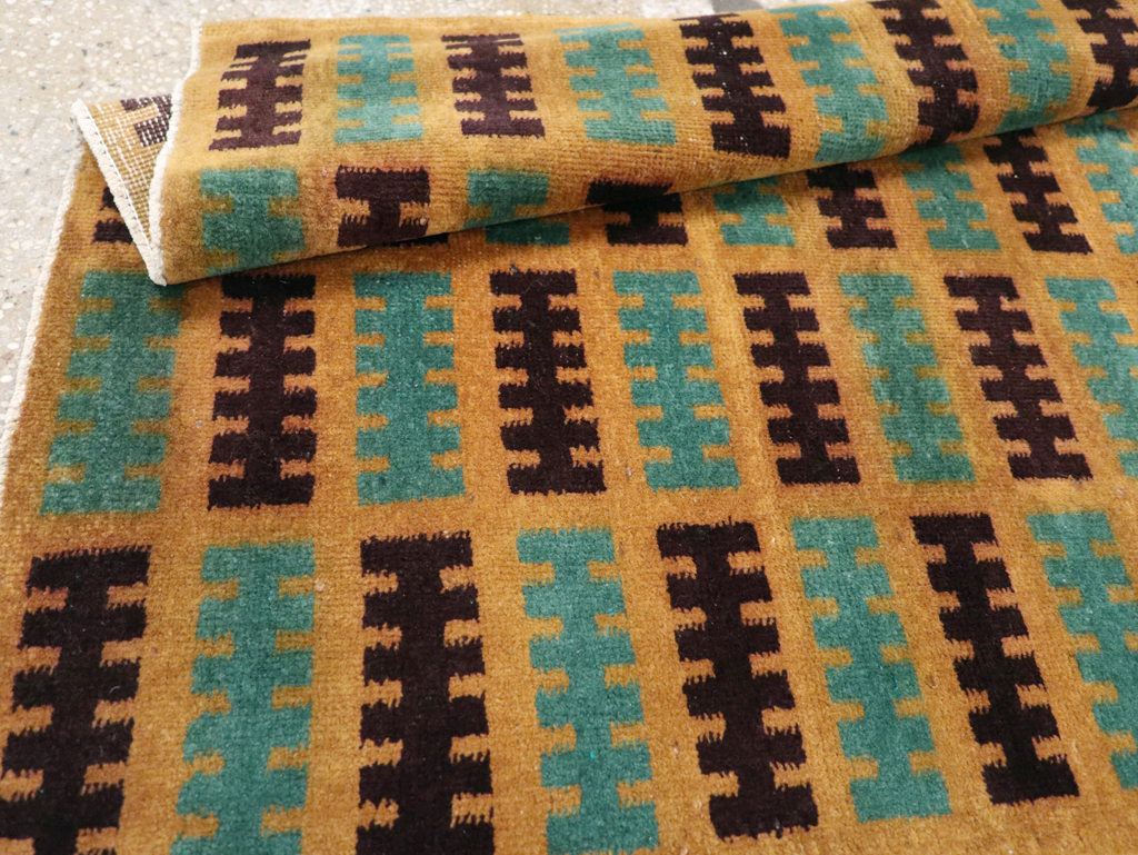 Vintage Turkish Anatolian Deco Rug, No.30794 - Gsblank