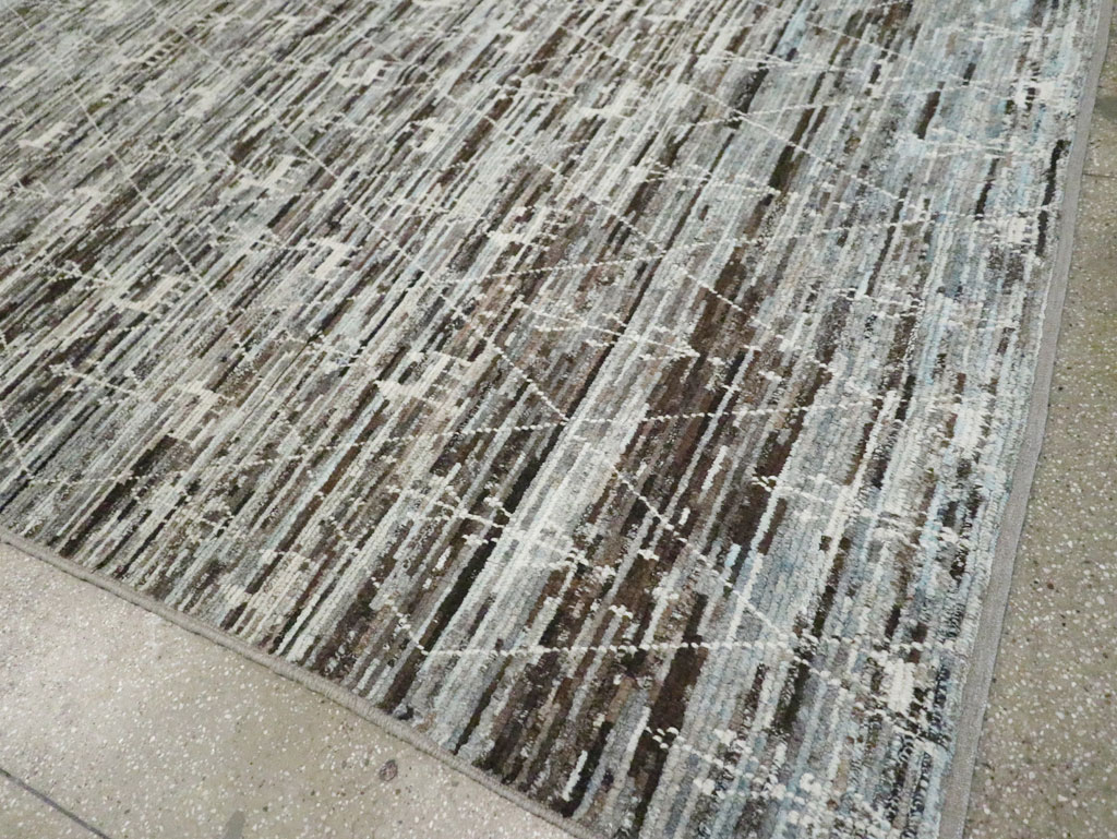 Moroccan Inspired Turkish Room Size Carpet, No.30802 - Gsblank