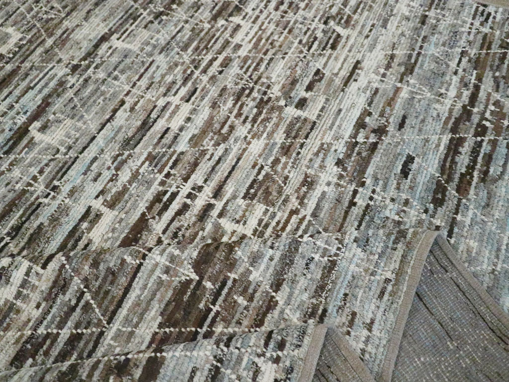 Moroccan Inspired Turkish Room Size Carpet, No.30802 - Gsblank