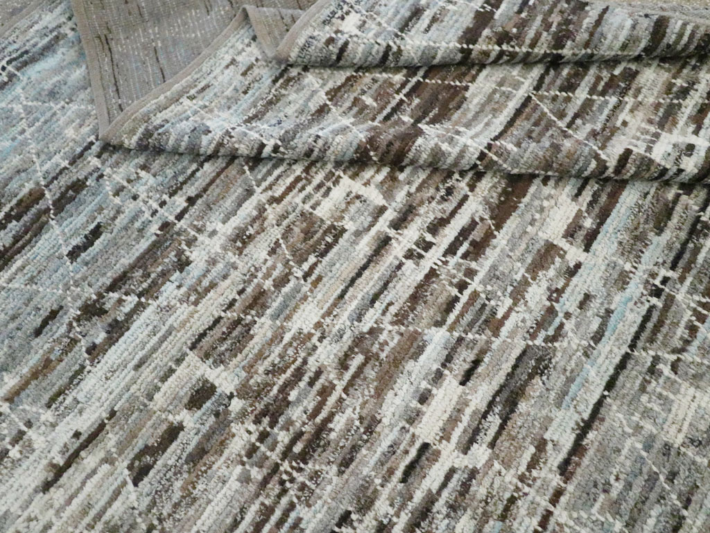 Moroccan Inspired Turkish Room Size Carpet, No.30802 - Gsblank