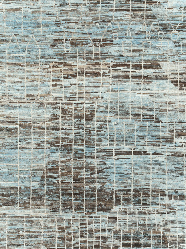 Moroccan Inspired Contemporary Turkish Room Size Carpet, No.30804 - Gsblank