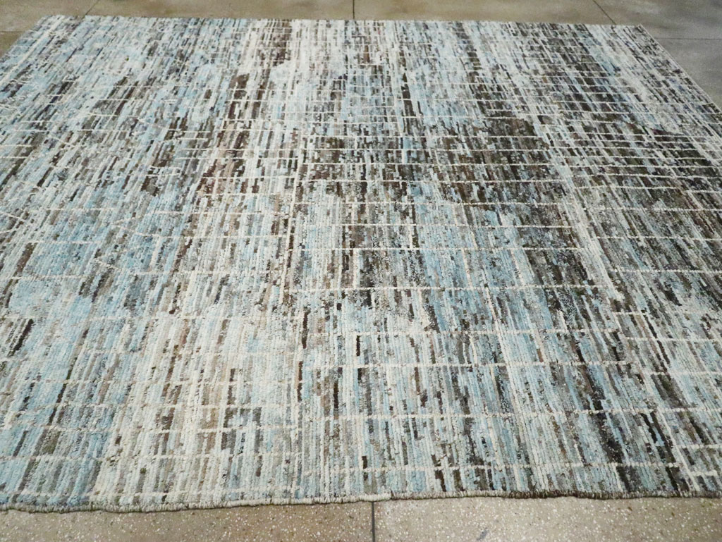 Moroccan Inspired Contemporary Turkish Room Size Carpet, No.30804 - Gsblank