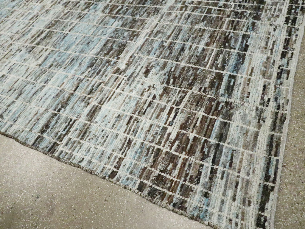 Moroccan Inspired Contemporary Turkish Room Size Carpet, No.30804 - Gsblank