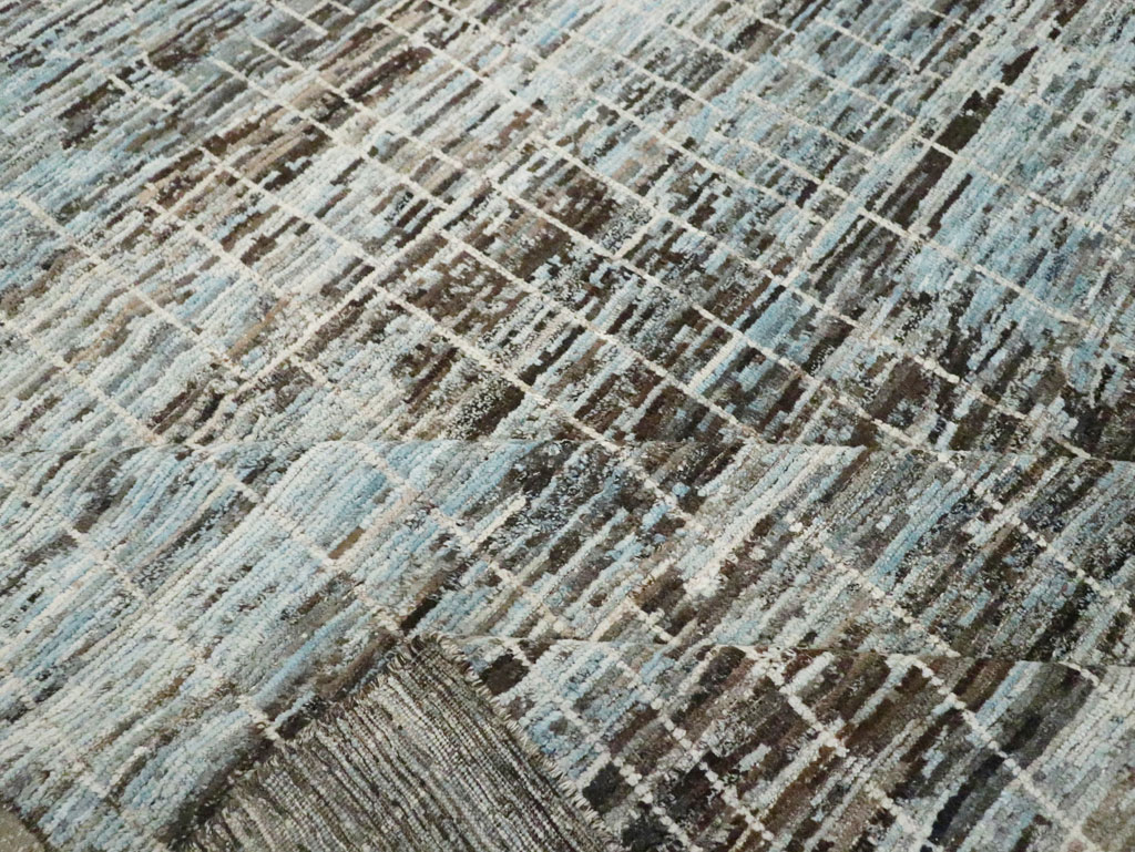 Moroccan Inspired Contemporary Turkish Room Size Carpet, No.30804 - Gsblank