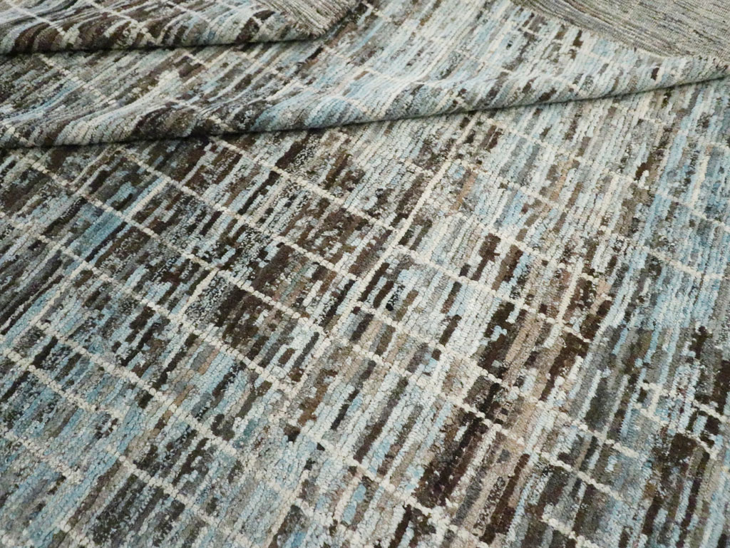 Moroccan Inspired Contemporary Turkish Room Size Carpet, No.30804 - Gsblank