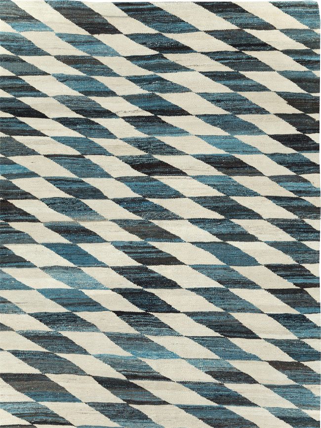 Modern Turkish Flatweave, No.30806 - Gsblank