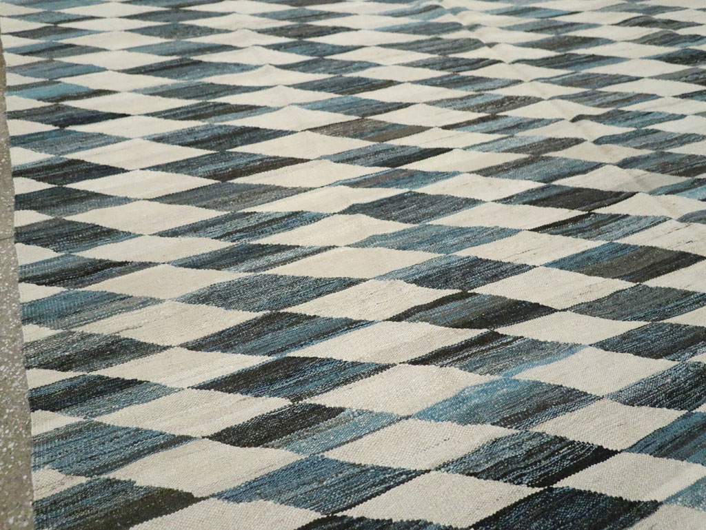 Modern Turkish Flatweave, No.30806 - Gsblank