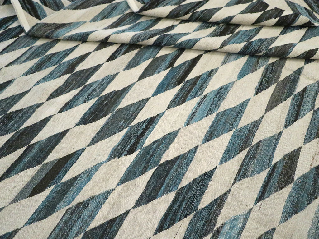 Modern Turkish Flatweave, No.30806 - Gsblank