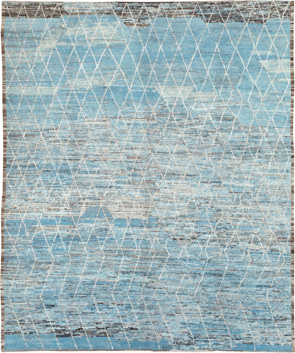 Moroccan Inspired Contemporary Turkish Large Room Size Carpet, No.30808 - Gsblank