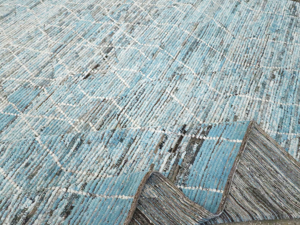 Moroccan Inspired Contemporary Turkish Large Room Size Carpet, No.30808 - Gsblank