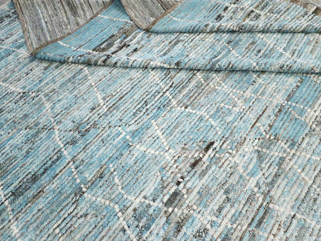 Moroccan Inspired Contemporary Turkish Large Room Size Carpet, No.30808 - Gsblank